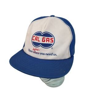Vintage Cal Gas Foam Trucker Hat